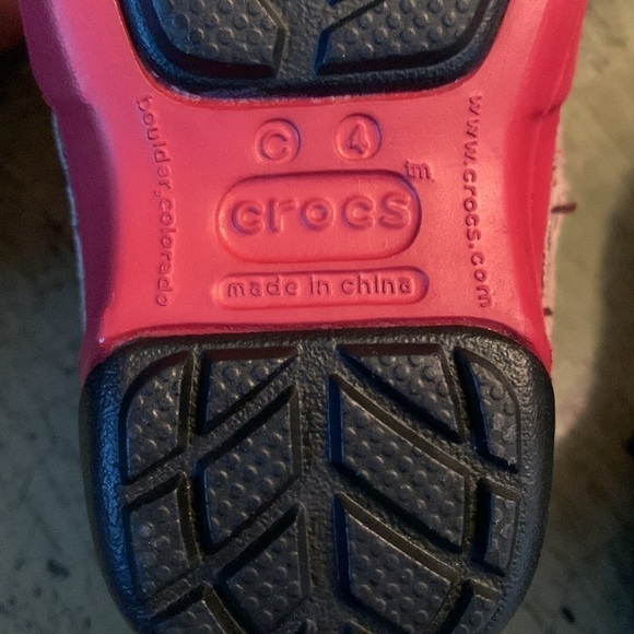 crocs Dawson Slip On Infant Sneaker - Red/Espresso/Khaki - Picture 8 of 11